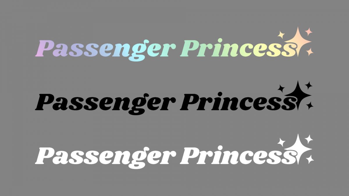 Adesivi Auto 'Passenger Princess' – 6 Pezzi, Divertenti, Per Finestrini E Decorazione